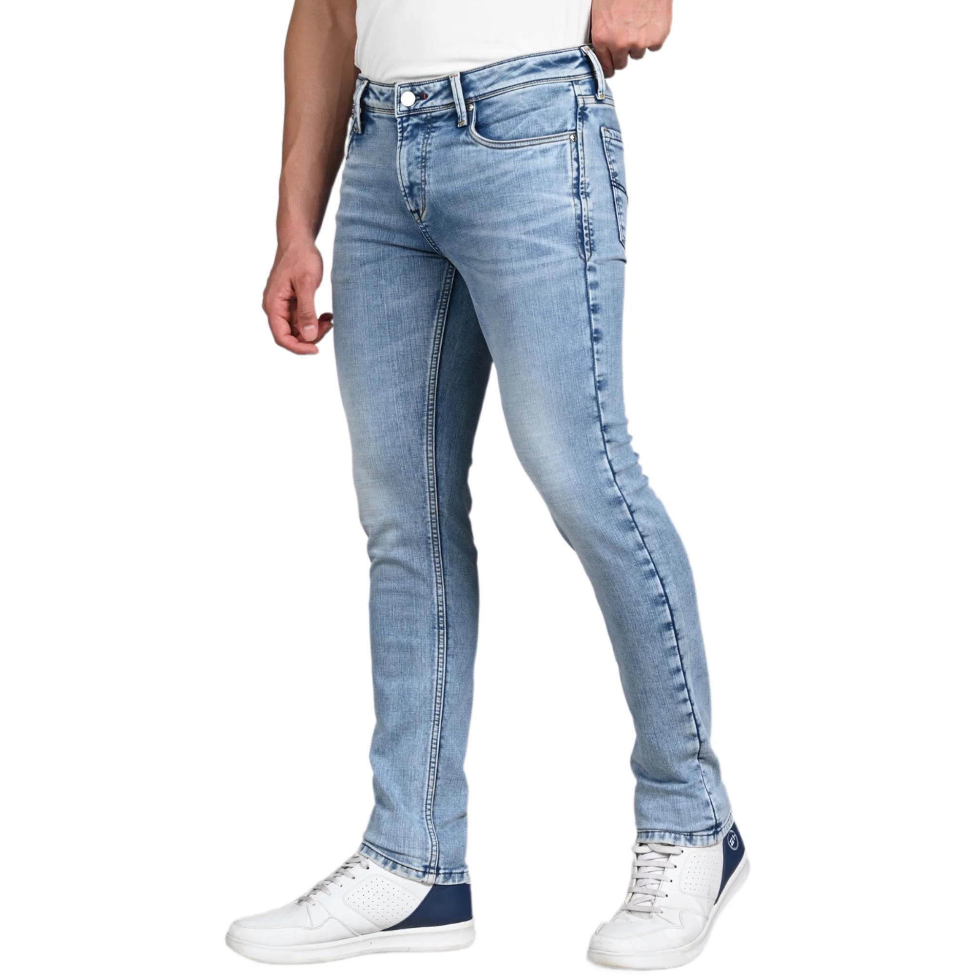 Killer Men Dark Blue Slim Fit Jeans - Image 5