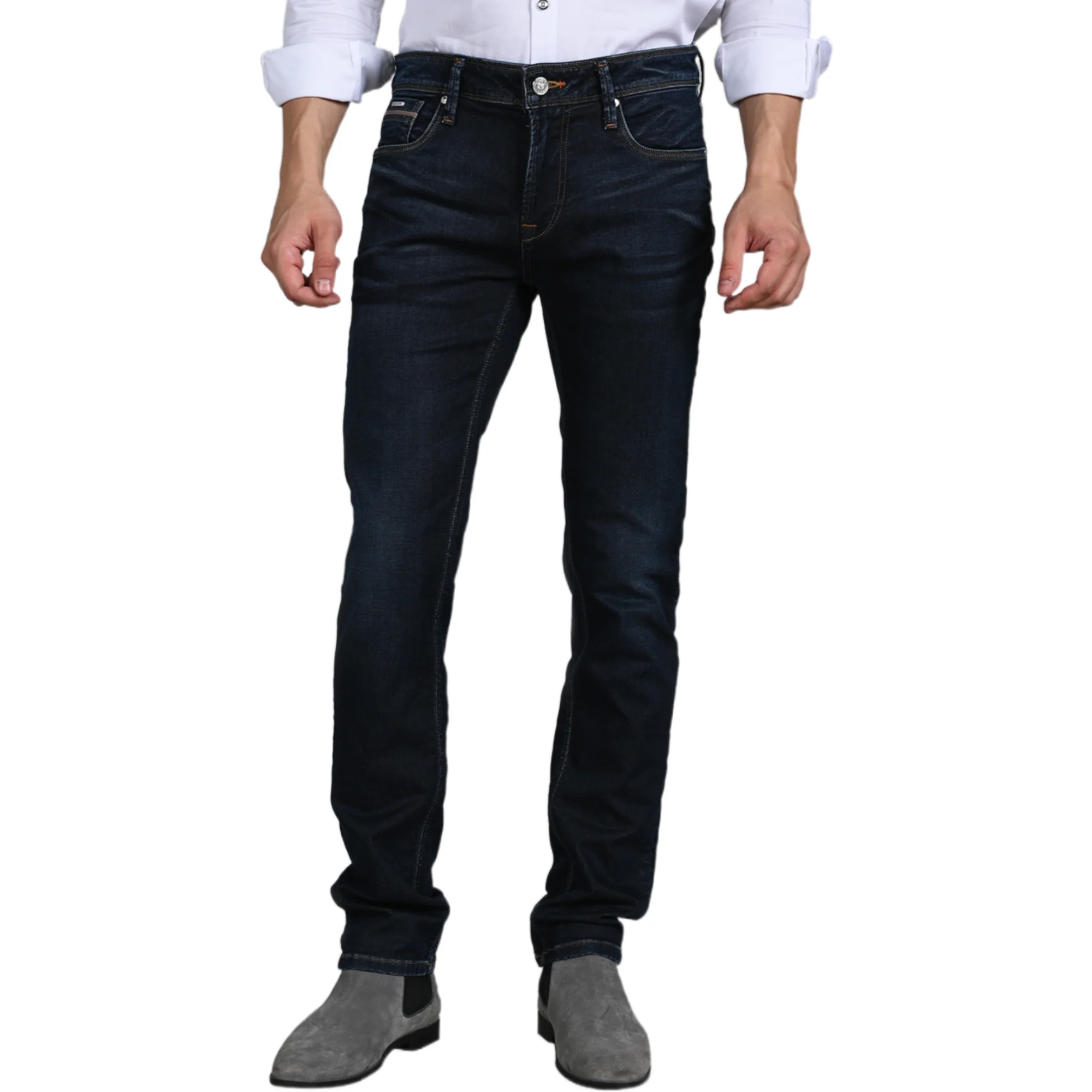 Killer Men Dark Blue Slim Fit Jeans - Image 4