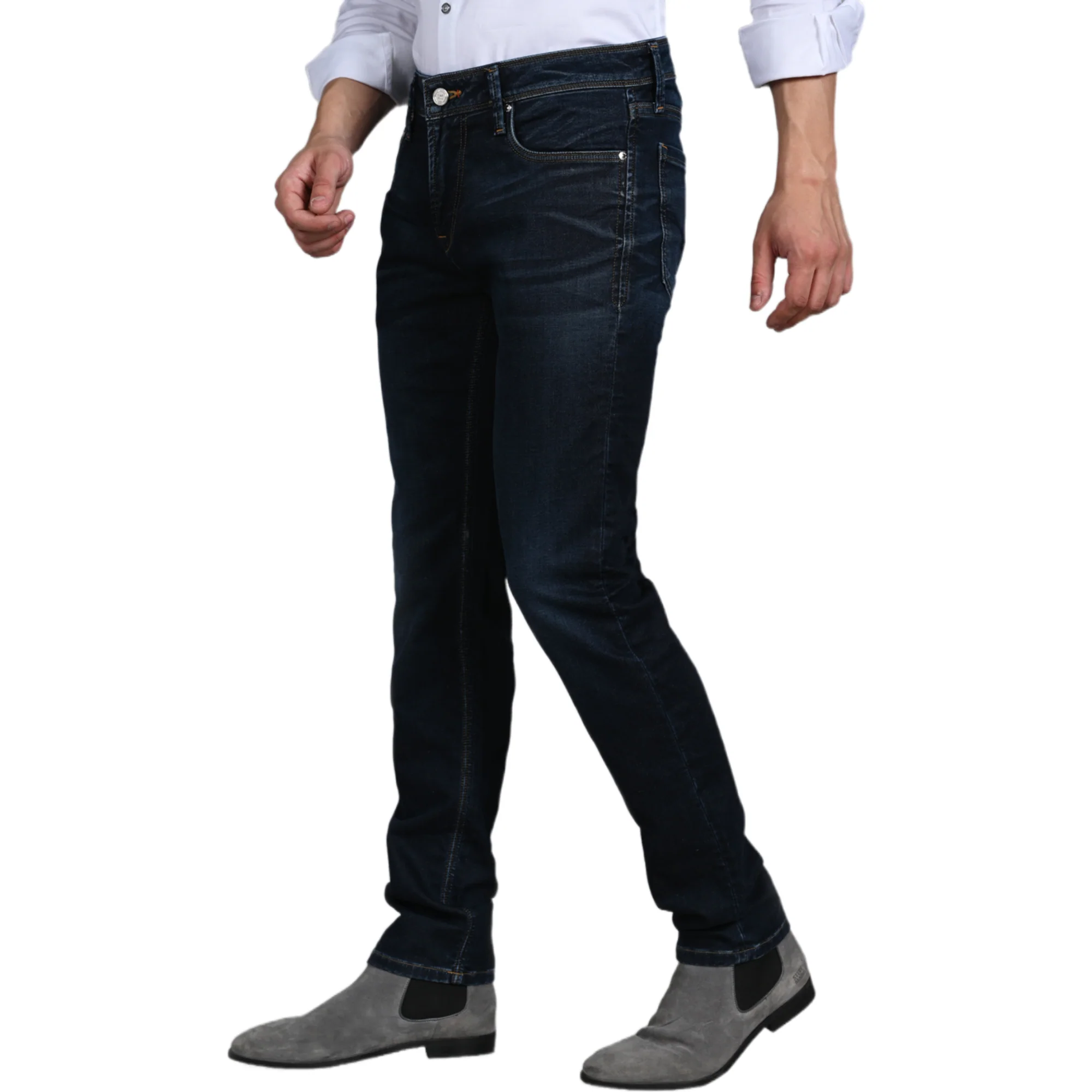 Killer Men Dark Blue Slim Fit Jeans - Image 5