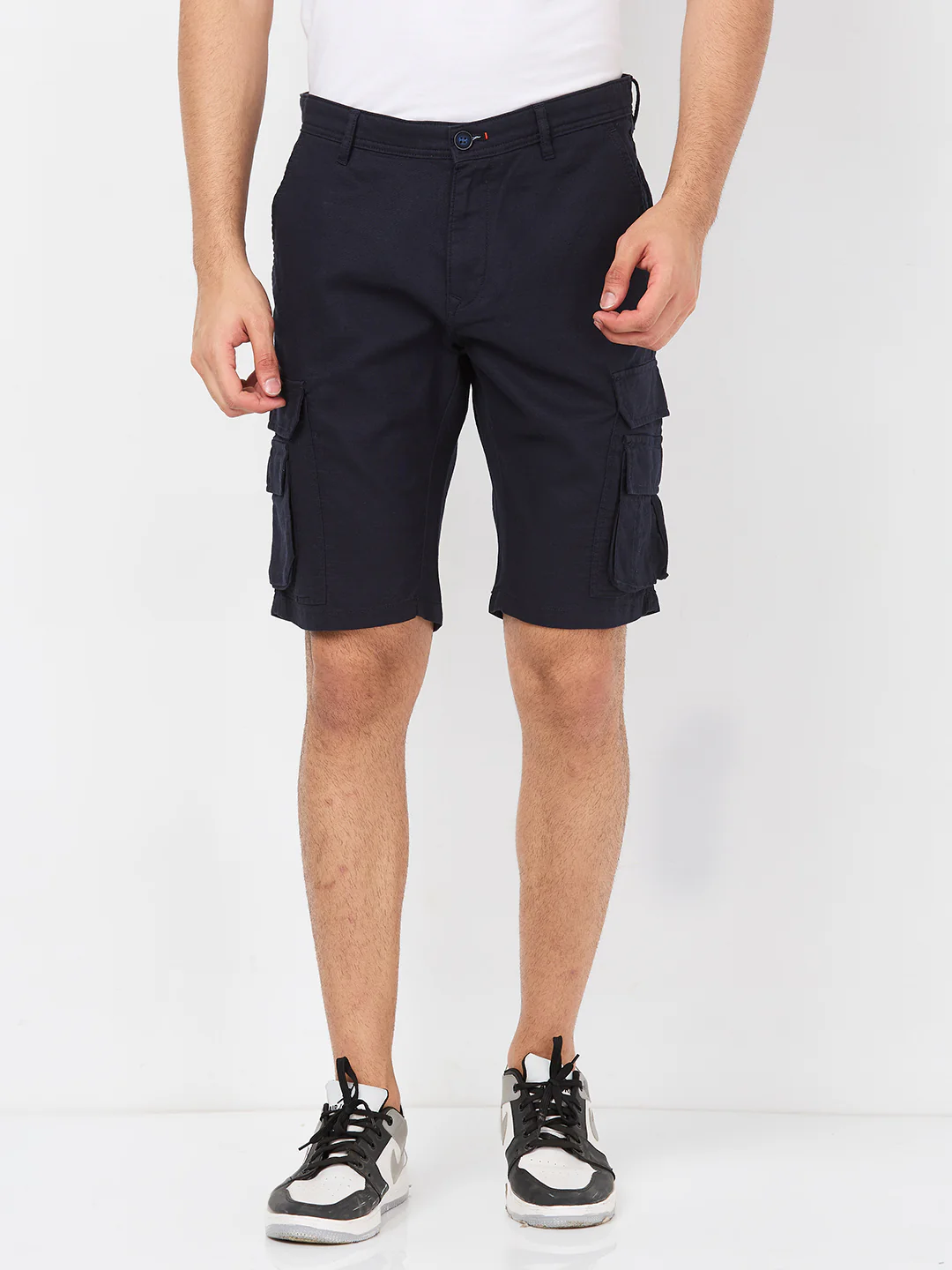Killer Men Blue Solid Shorts - Image 3