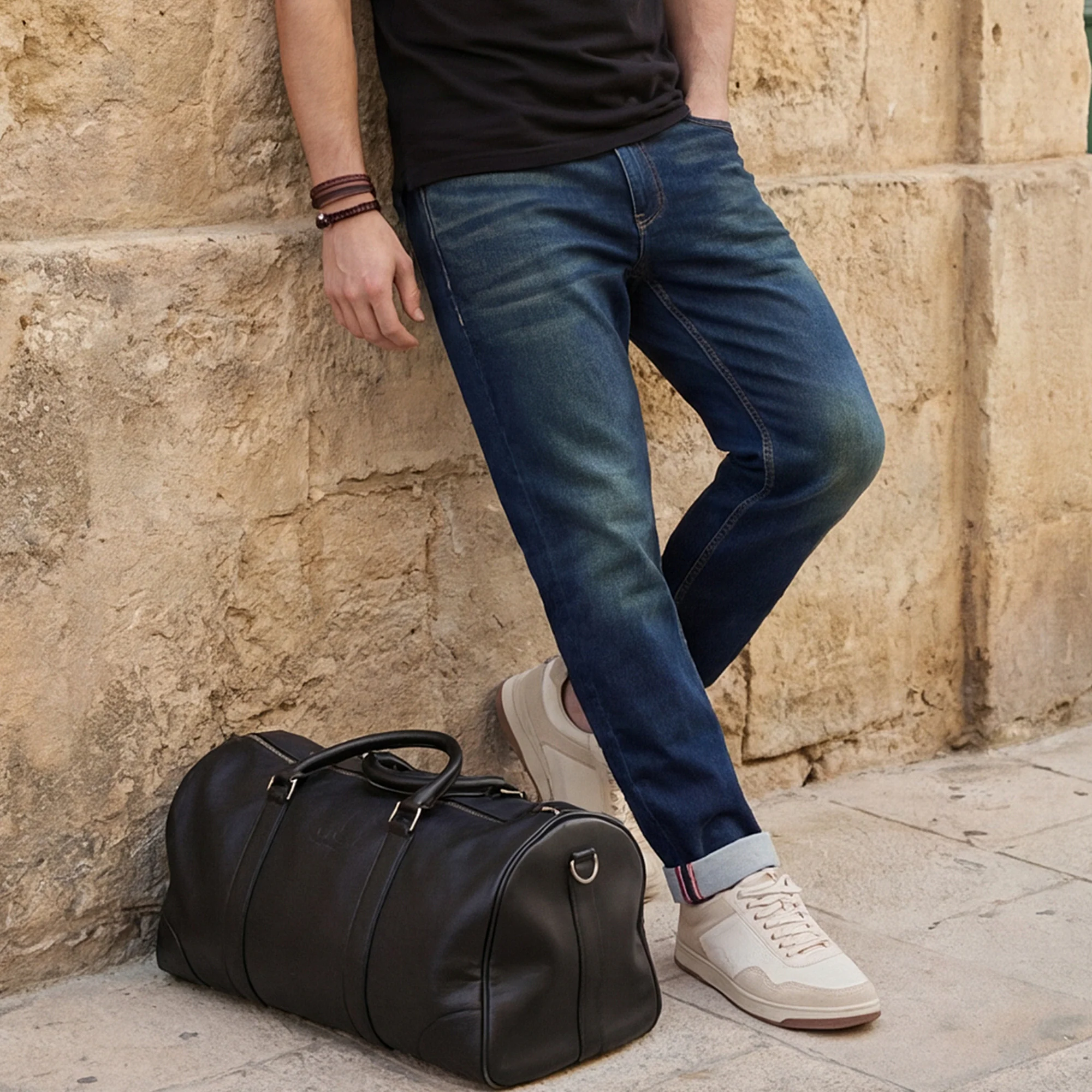 Killer Men Blue Solid Slim Fit Jeans - Image 2