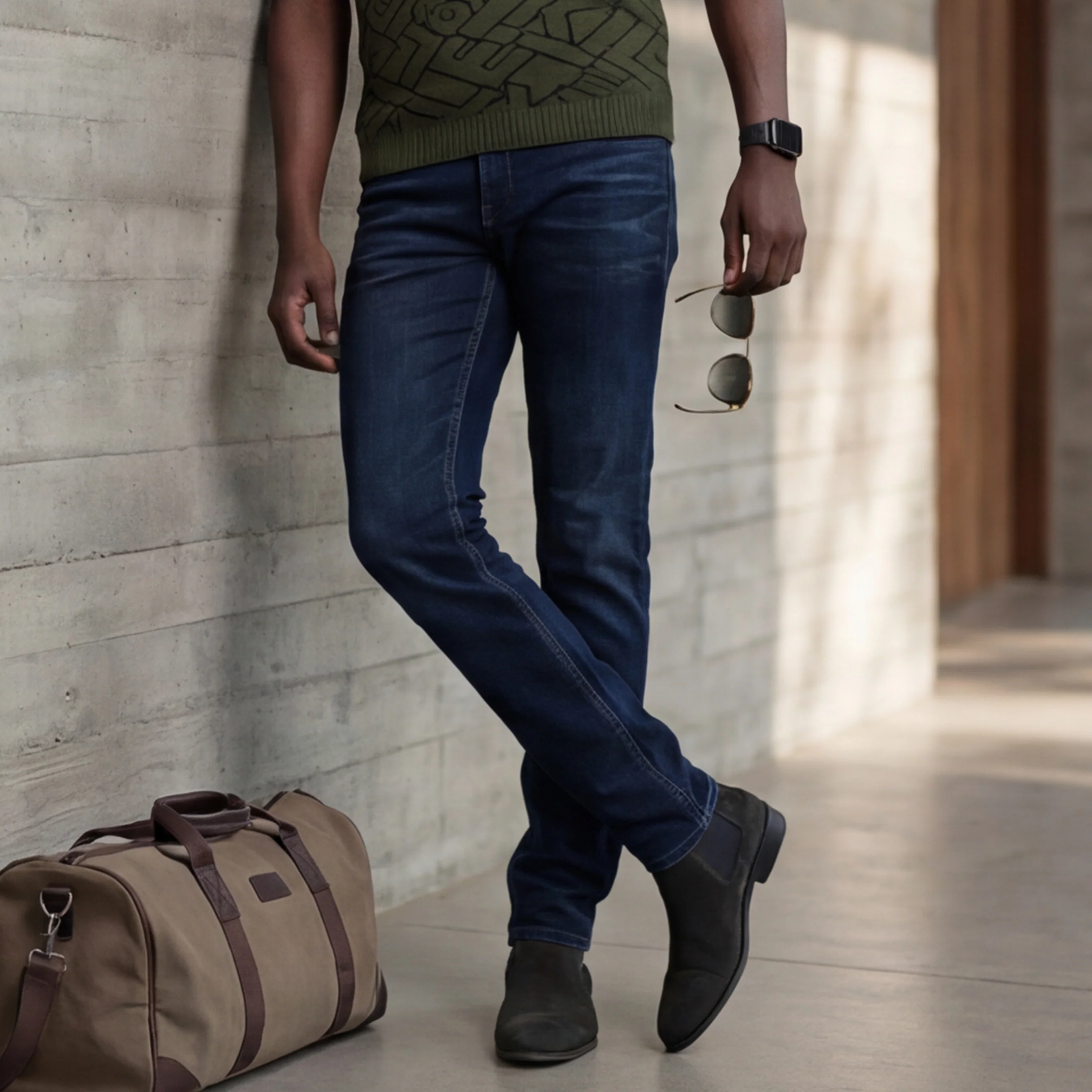 Killer Men Blue Solid Slim Fit Jeans - Image 2