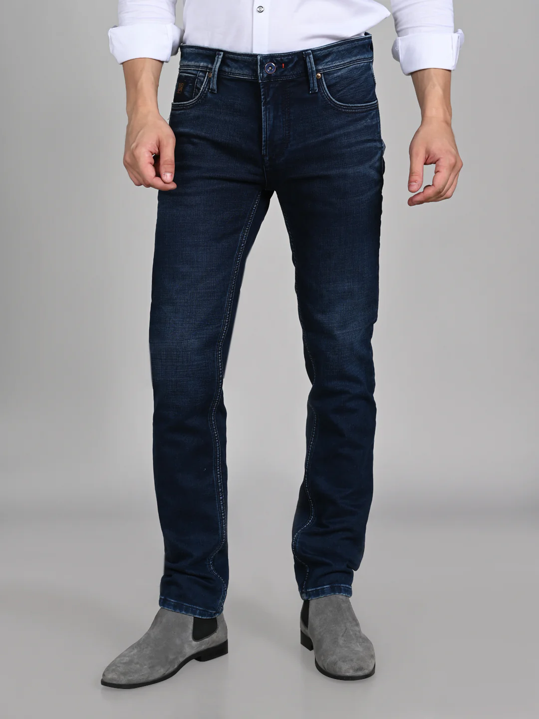 Killer Men Blue Solid Slim Fit Jeans - Image 4