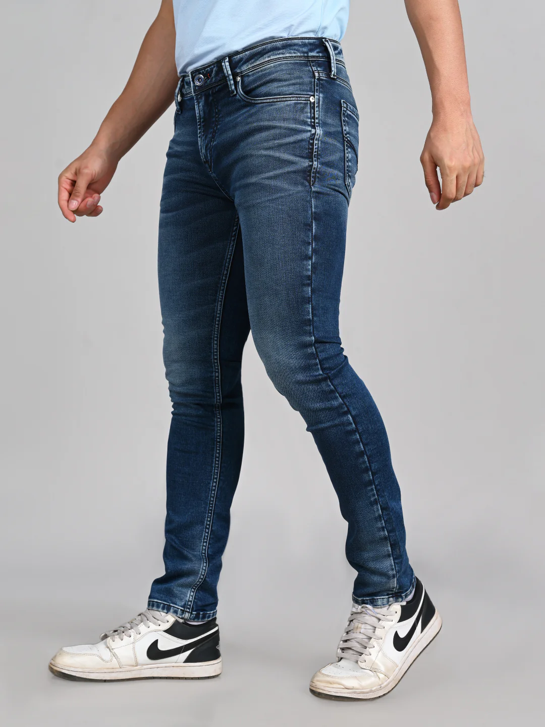 Killer Men Blue Solid Slim Fit Jeans - Image 6