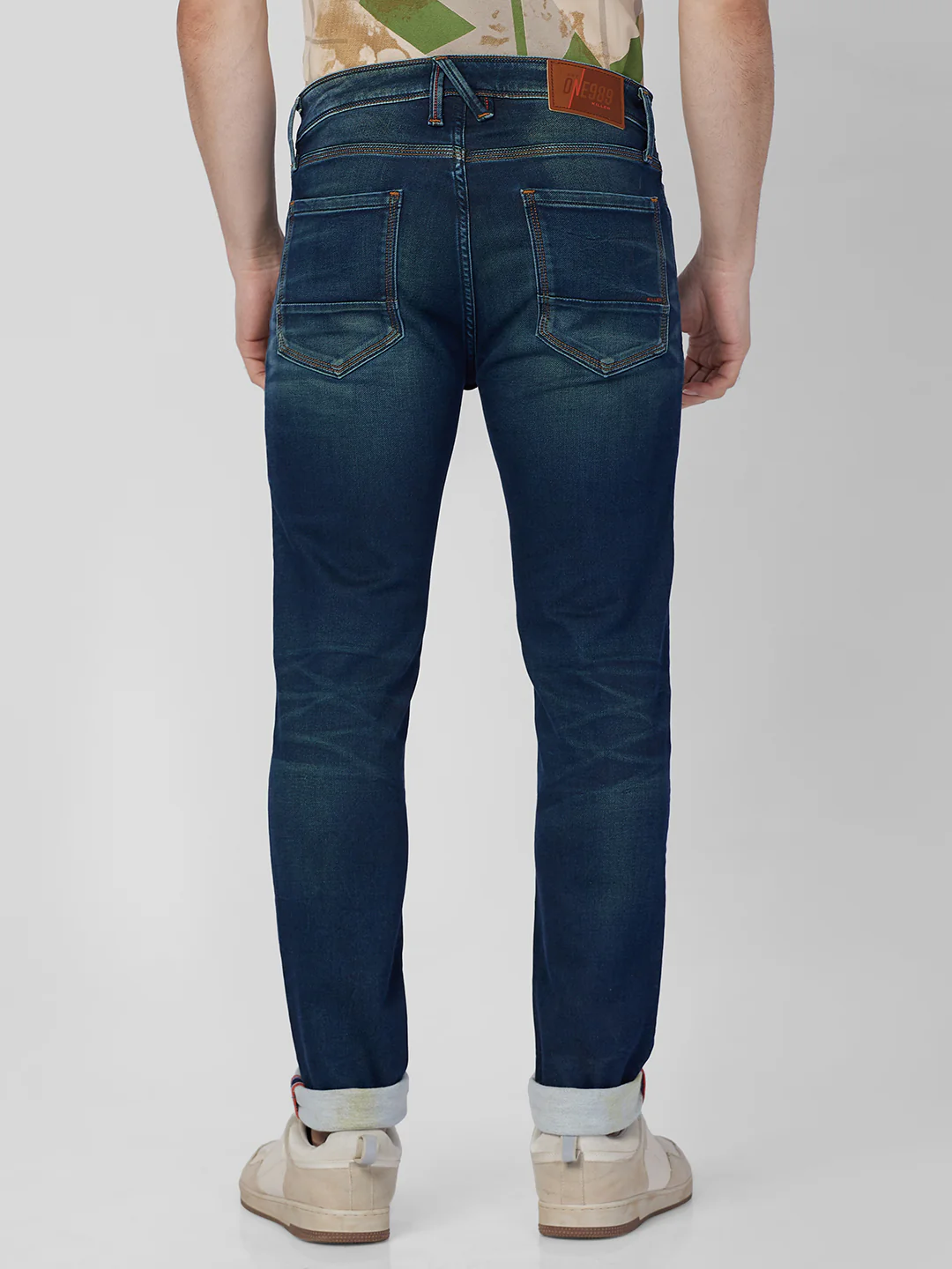 Killer Men Blue Solid Slim Fit Jeans - Image 5