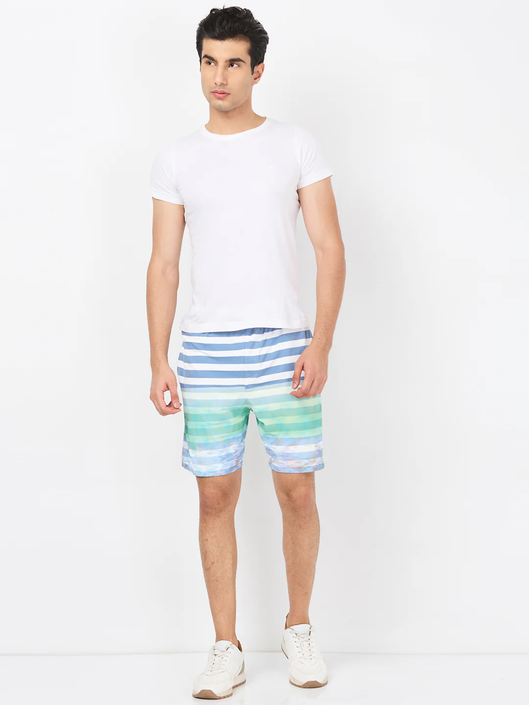 Killer Men Blue Stripe Shorts - Image 4