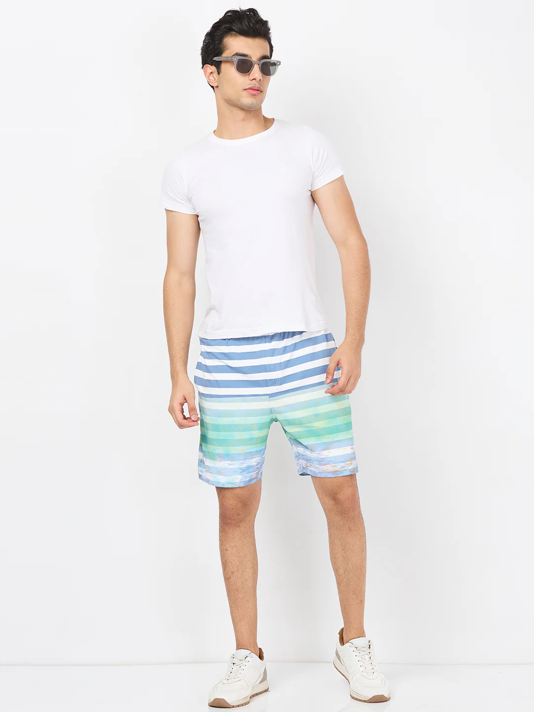 Killer Men Blue Stripe Shorts - Image 8