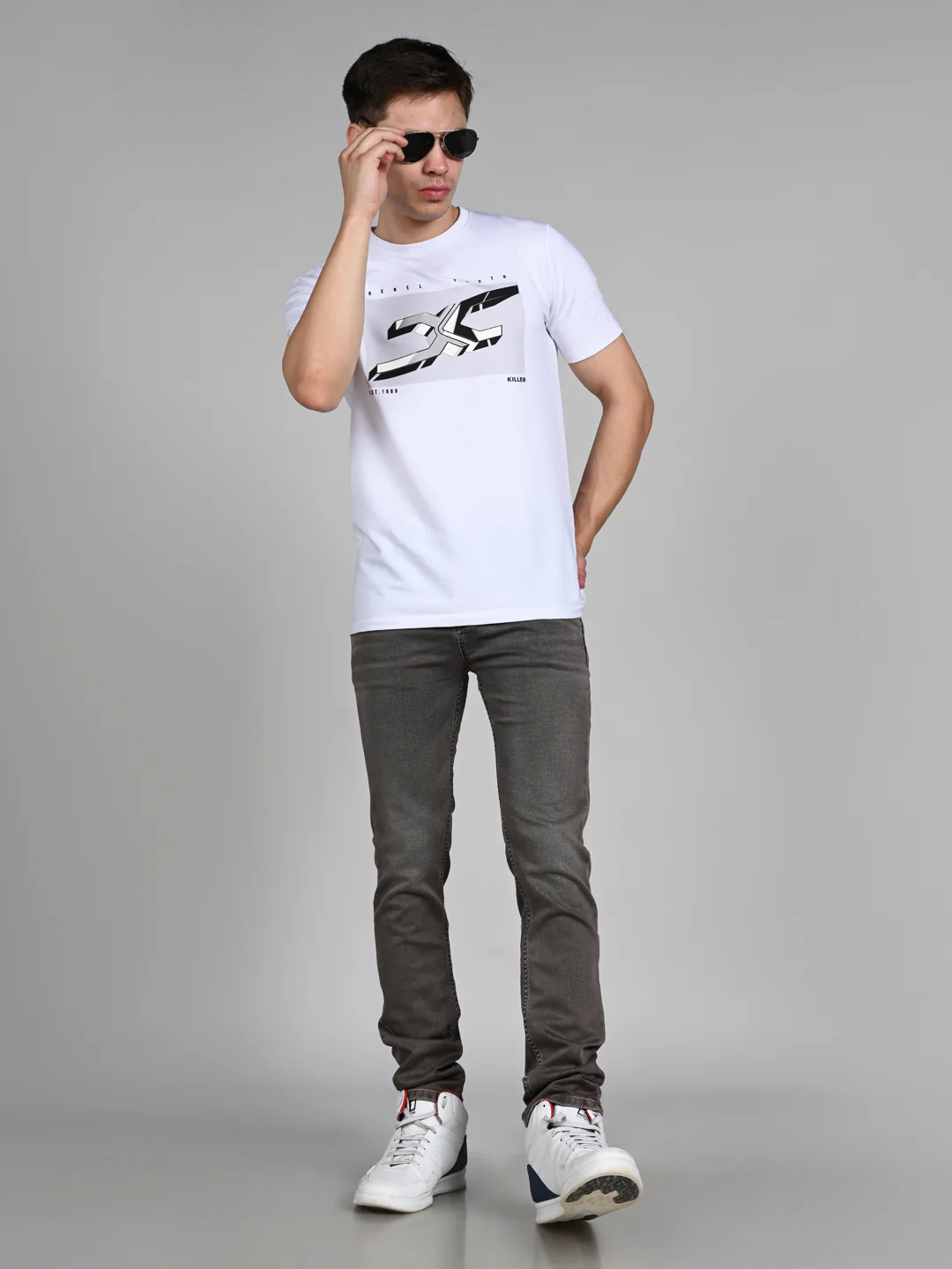 Killer Men Brown Skinny Fit Jeans - Image 3