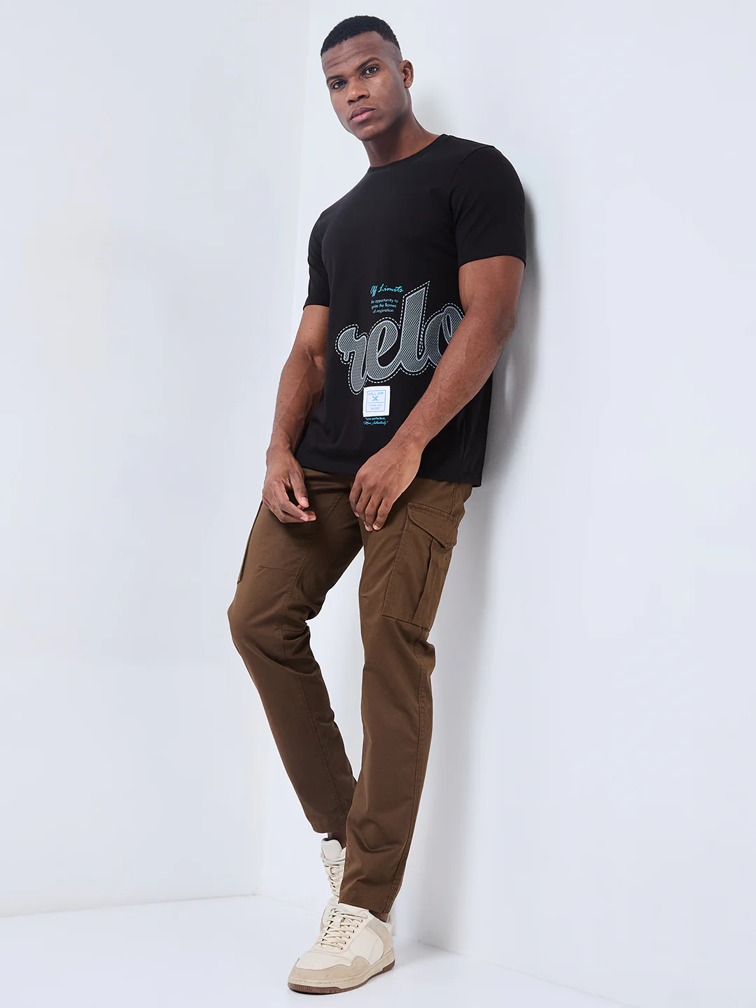 Killer Men Brown Solid Cargo - Image 4