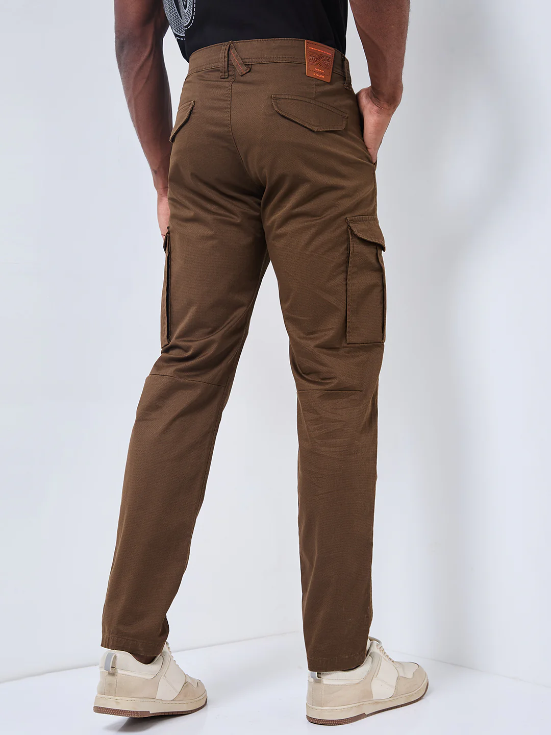 Killer Men Brown Solid Cargo - Image 5