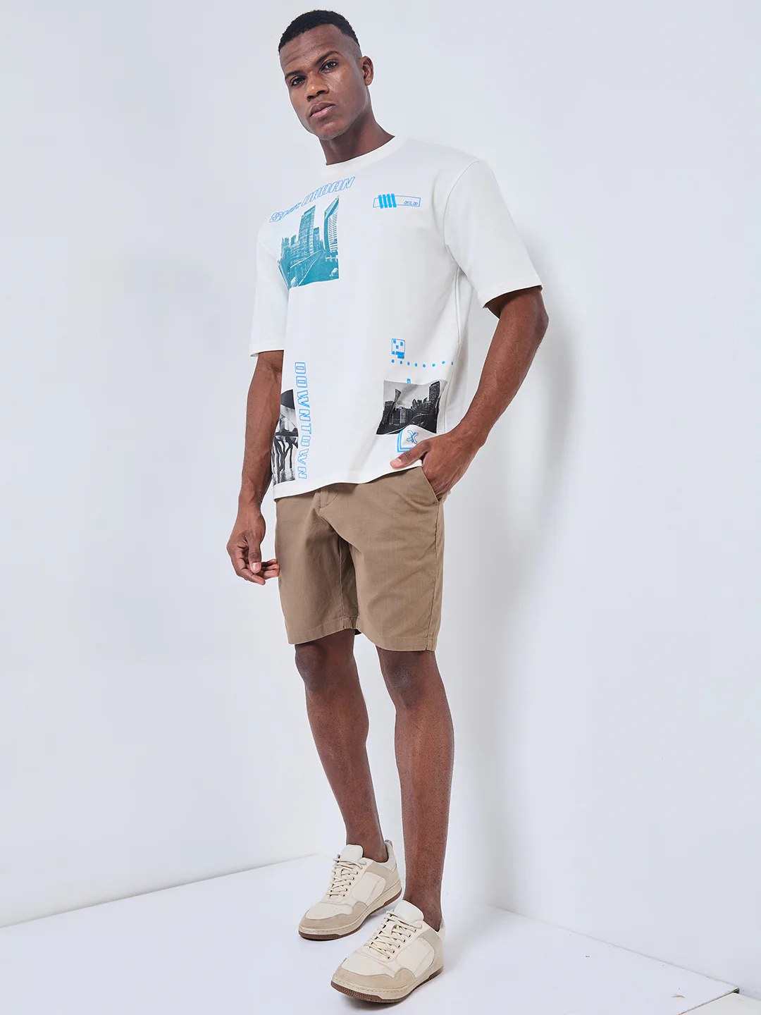 Killer Men Brown Solid Shorts - Image 4
