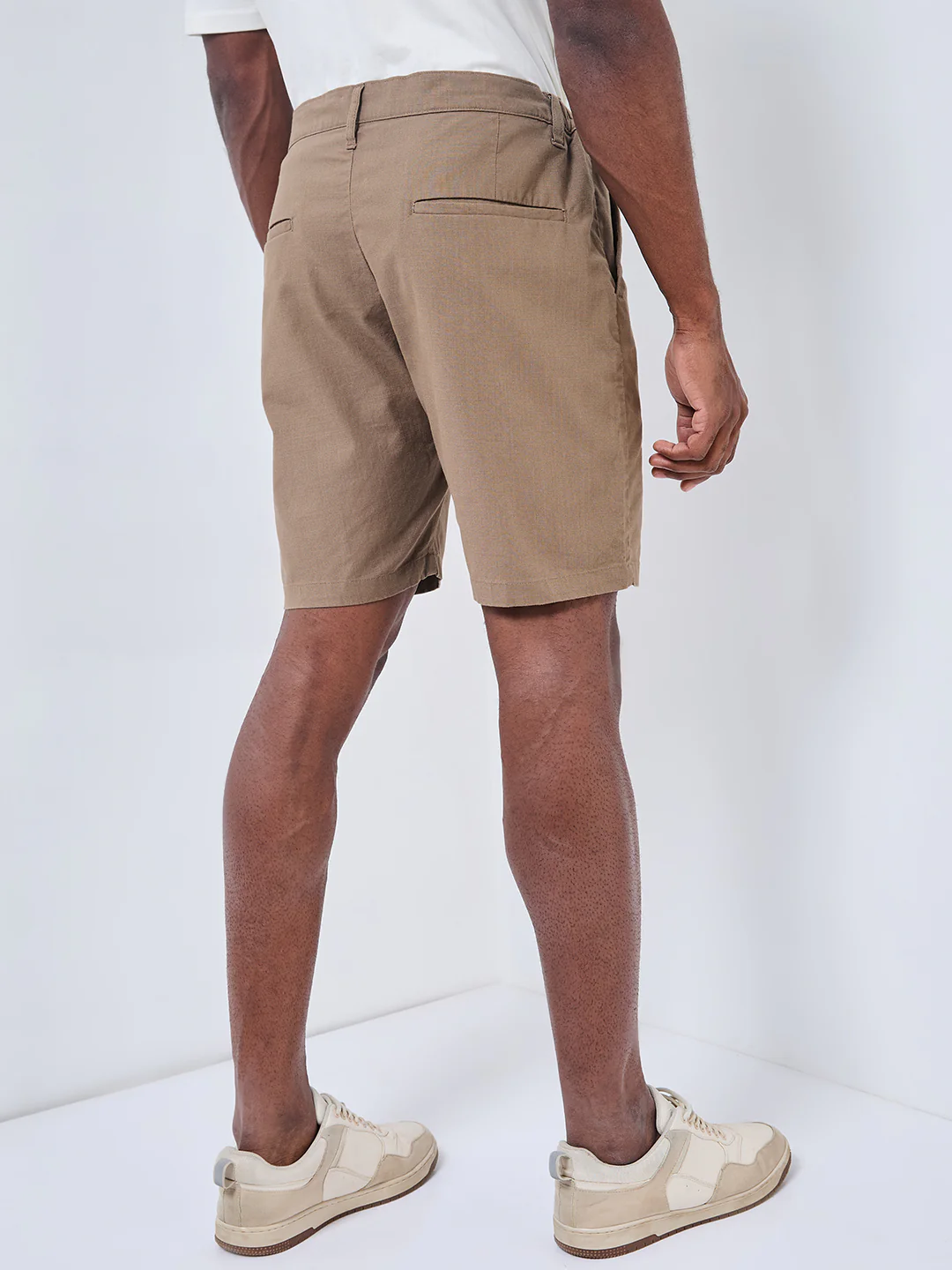 Killer Men Brown Solid Shorts - Image 5