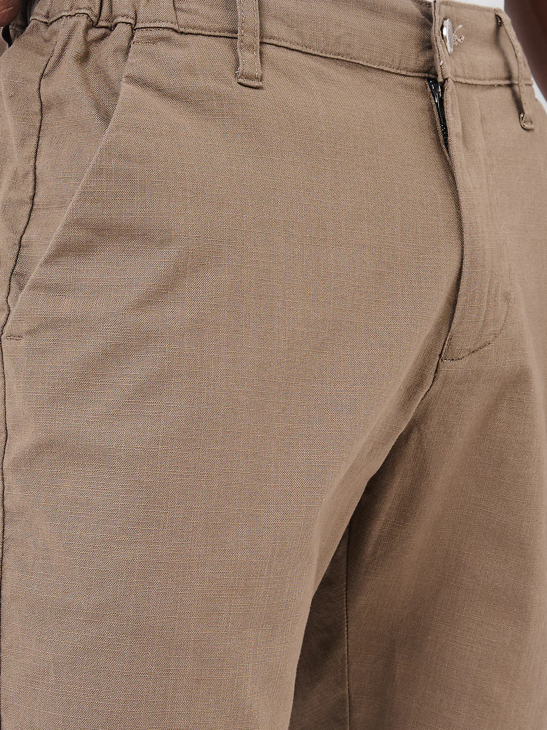 Killer Men Brown Solid Shorts - Image 7