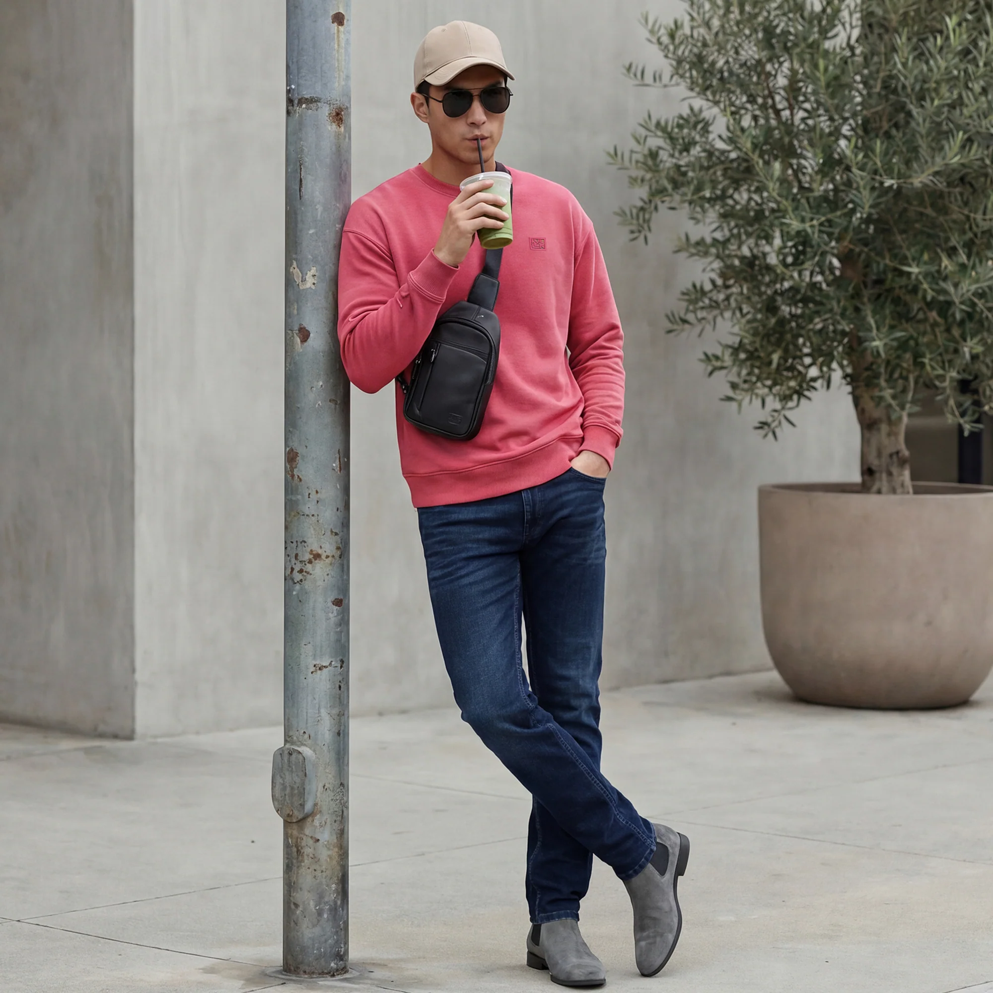 Killer Men Coral Sweat Shirts