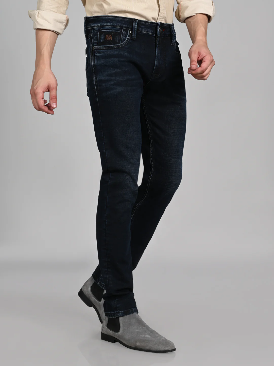 Killer Men Dark Blue Skinny Fit Jeans - Image 6