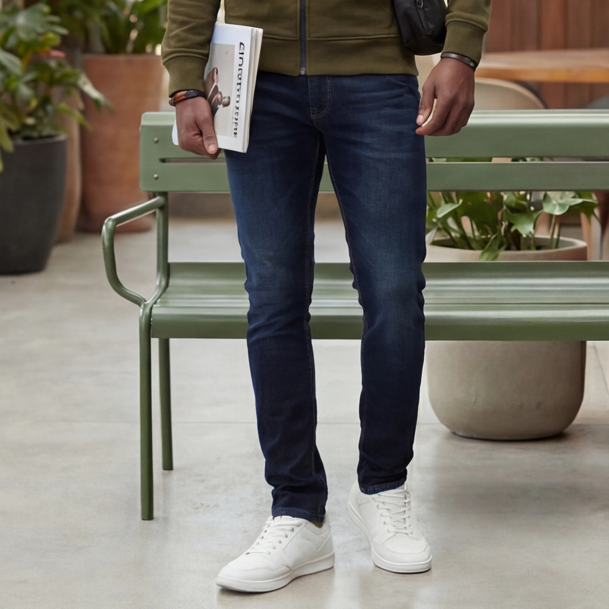 Killer Men Dark Blue Skinny Fit Jeans - Image 2