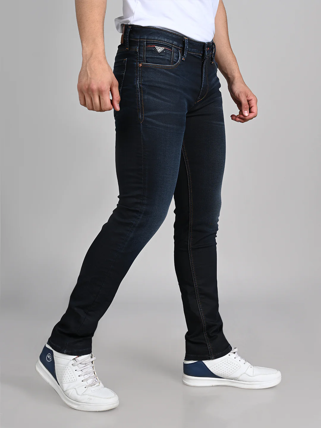 Killer Men Dark Blue Skinny Fit Jeans - Image 6