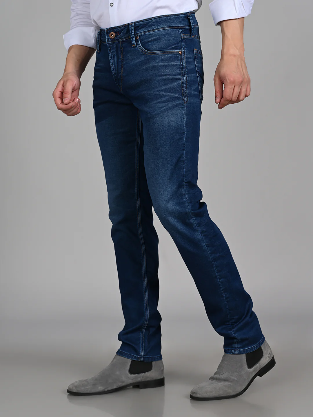 Killer Men Dark Blue Skinny Fit Jeans - Image 5