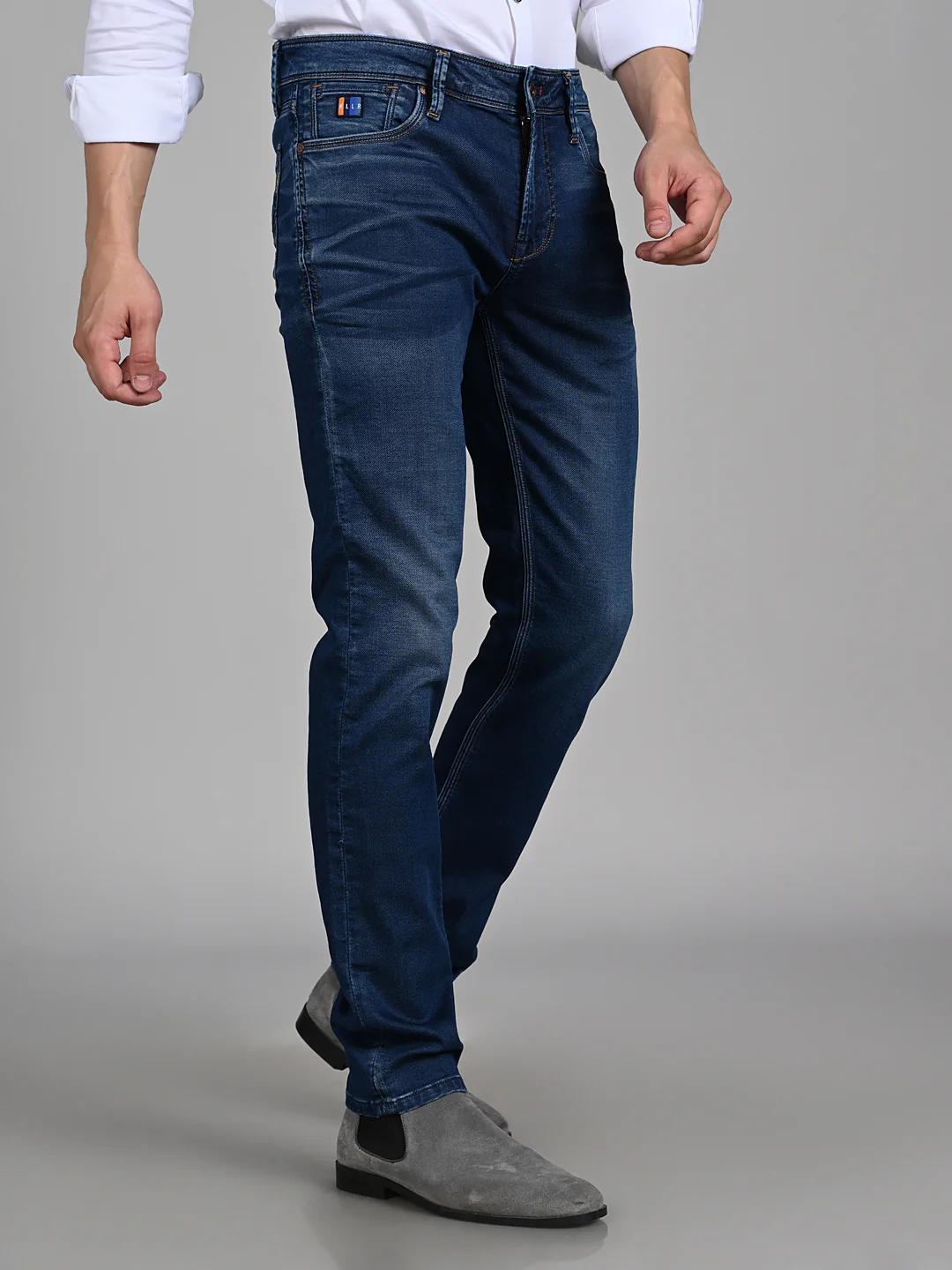 Killer Men Dark Blue Skinny Fit Jeans - Image 6