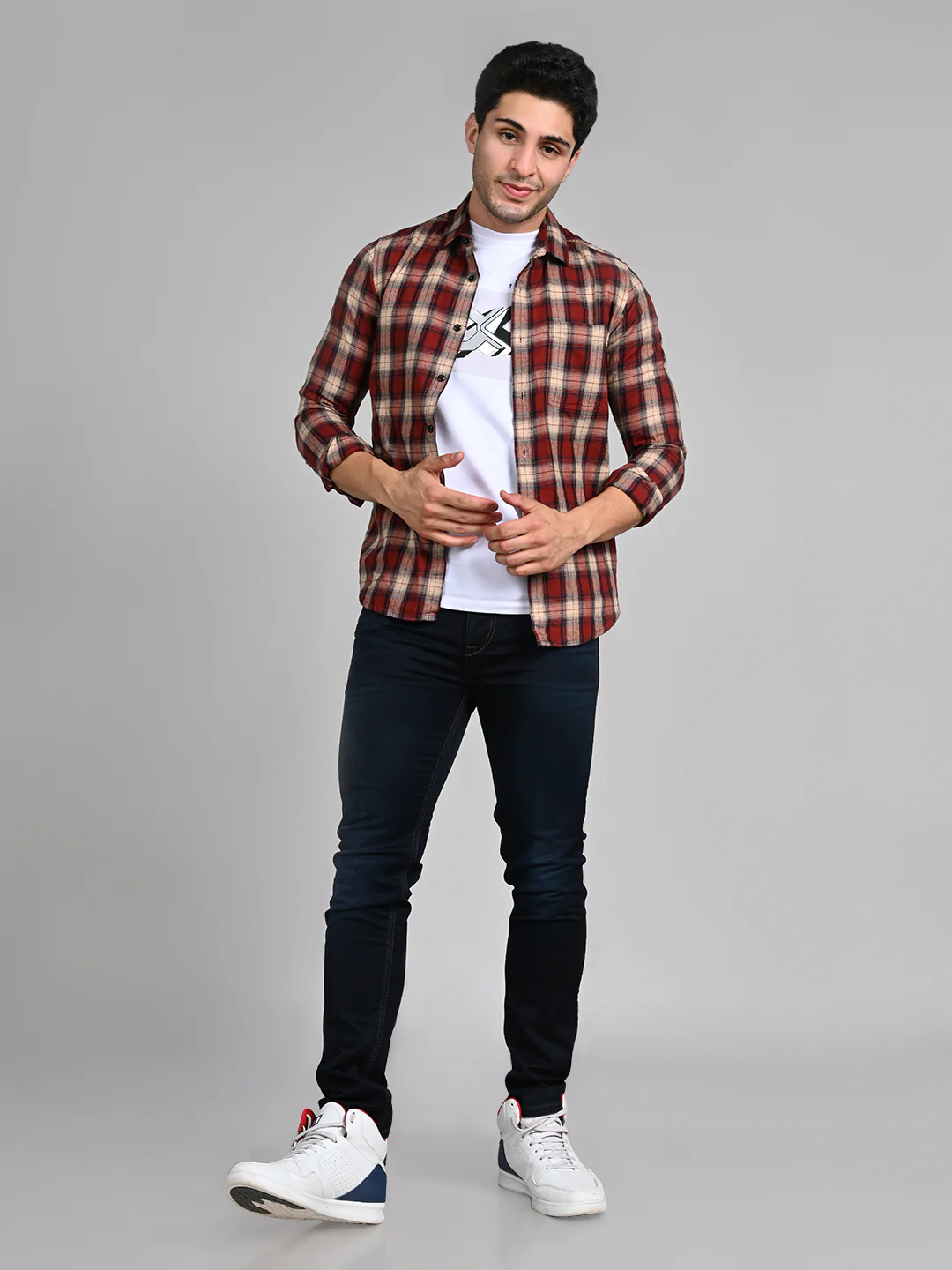 Killer Men Dark Blue Skinny Fit Jeans - Image 3