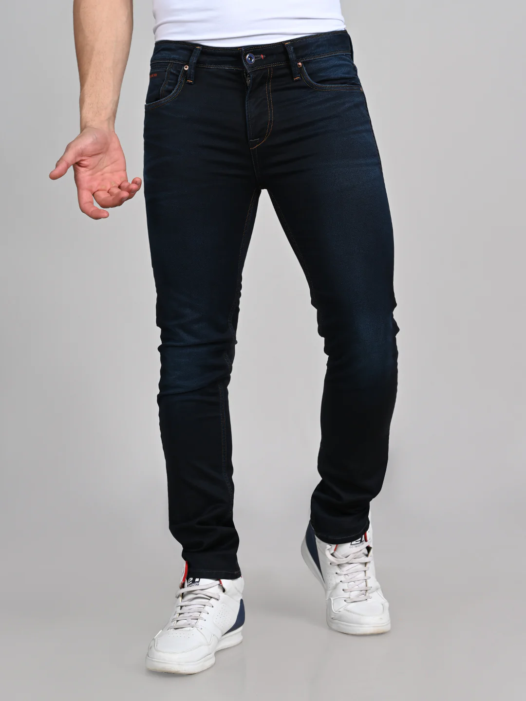 Killer Men Dark Blue Skinny Fit Jeans - Image 4