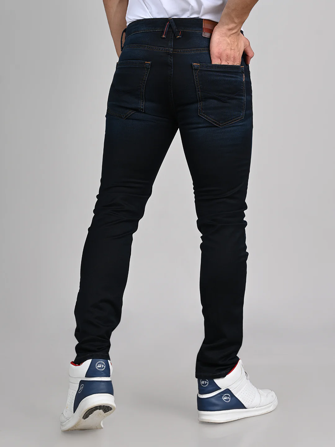 Killer Men Dark Blue Skinny Fit Jeans - Image 7