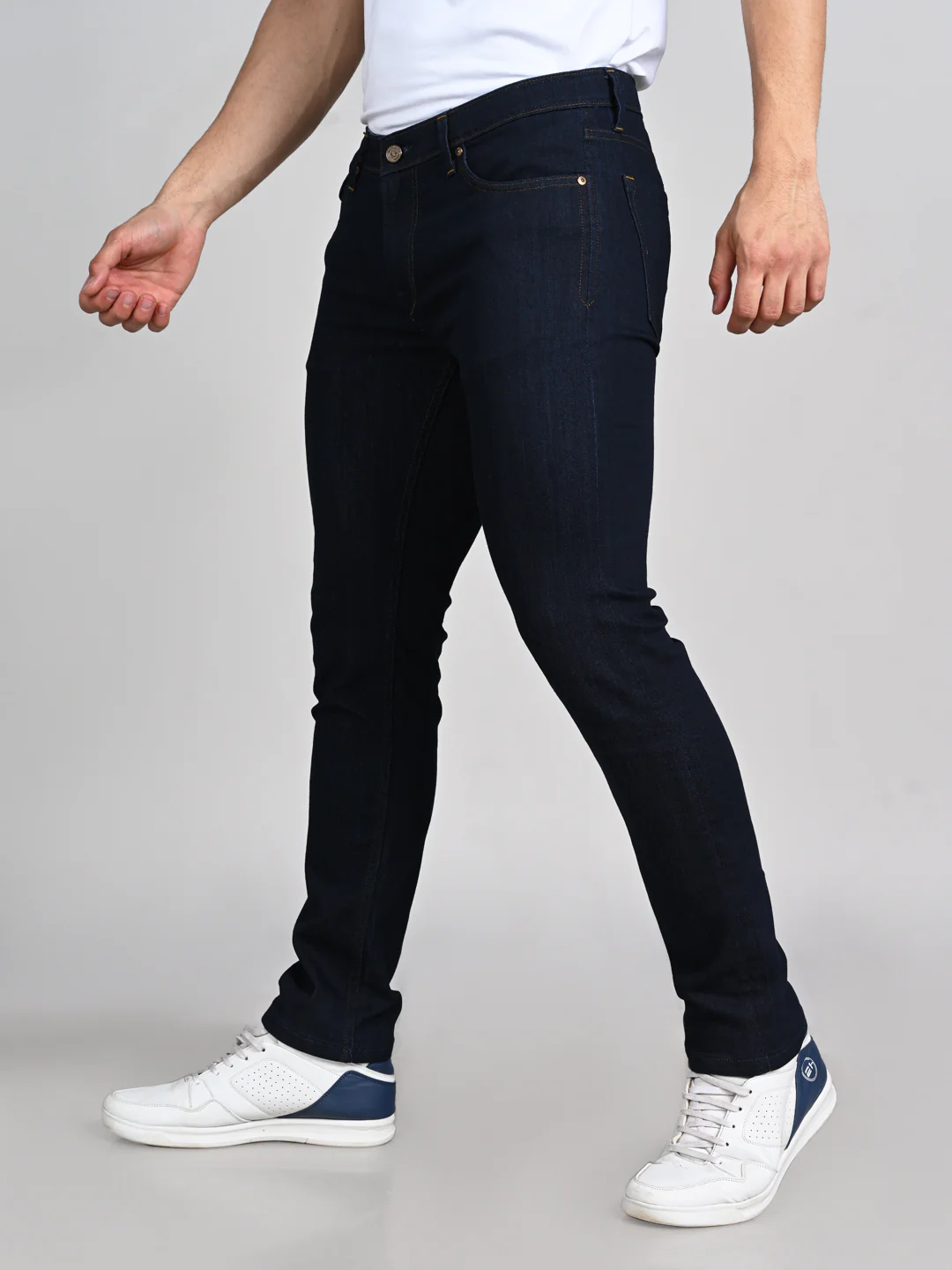 Killer Men Dark Blue Skinny Fit Jeans - Image 6