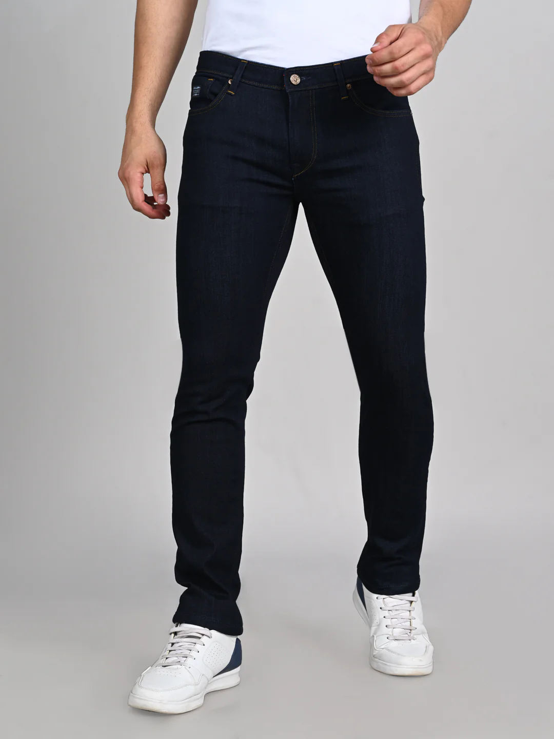 Killer Men Dark Blue Slim Fit Jeans - Image 4