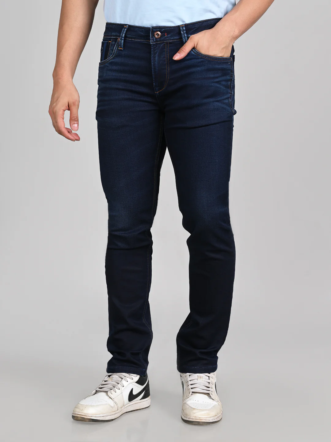 Killer Men Dark Blue Slim Fit Jeans - Image 4