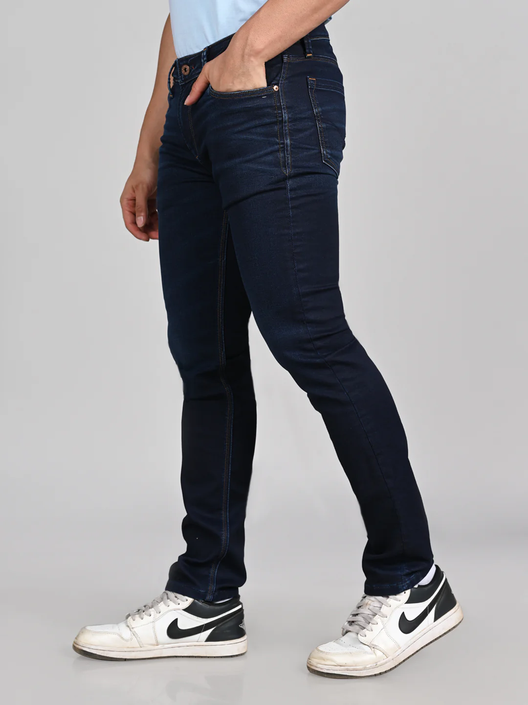 Killer Men Dark Blue Slim Fit Jeans - Image 5