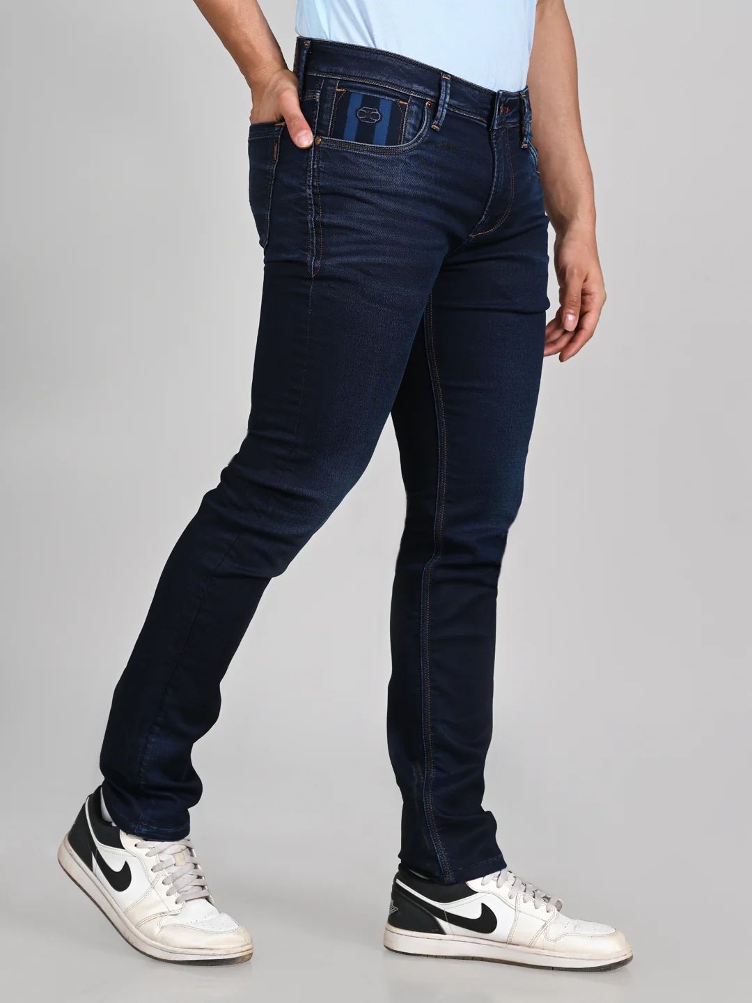 Killer Men Dark Blue Slim Fit Jeans - Image 6