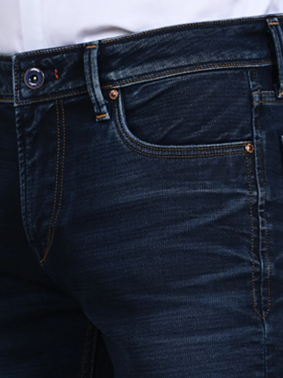 Killer Men Dark Blue Slim Fit Jeans - Image 8