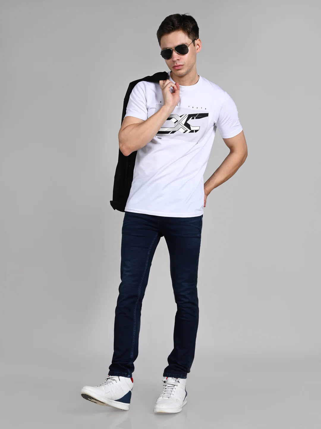 Killer Men Dark Blue Slim Fit Jeans - Image 3