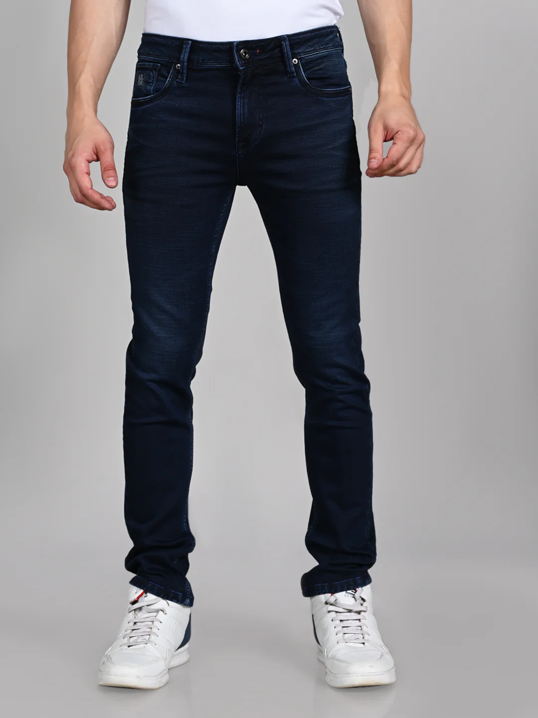 Killer Men Dark Blue Slim Fit Jeans - Image 4