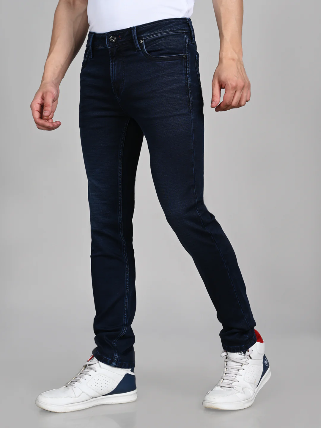 Killer Men Dark Blue Slim Fit Jeans - Image 5