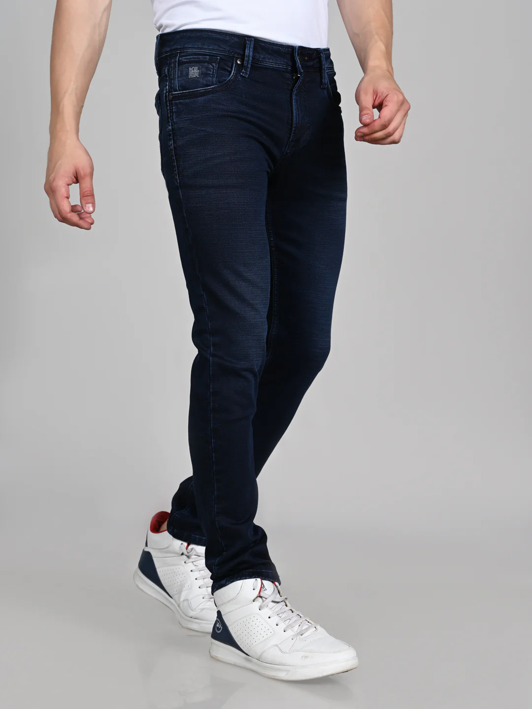 Killer Men Dark Blue Slim Fit Jeans - Image 6
