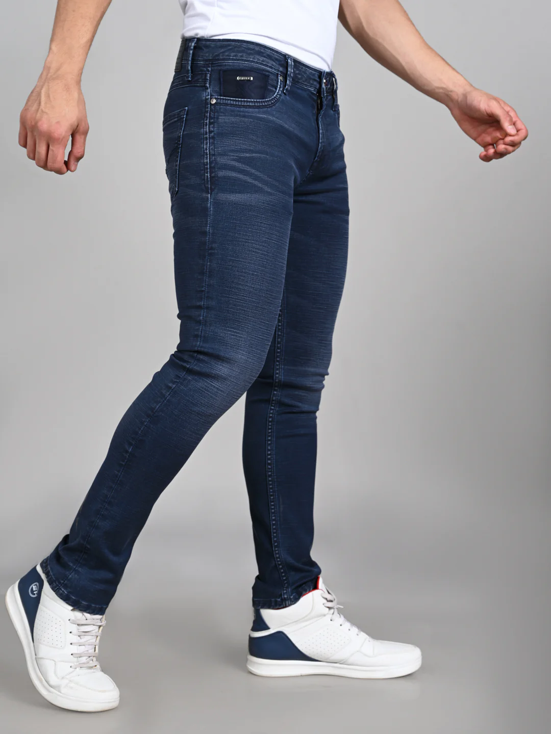 Killer Men Dark Blue Slim Fit Jeans - Image 5