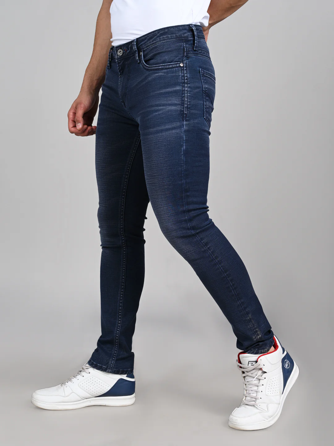 Killer Men Dark Blue Slim Fit Jeans - Image 6