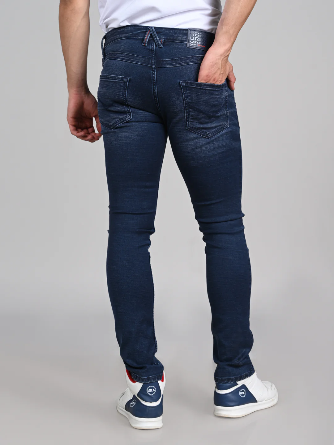Killer Men Dark Blue Slim Fit Jeans - Image 7