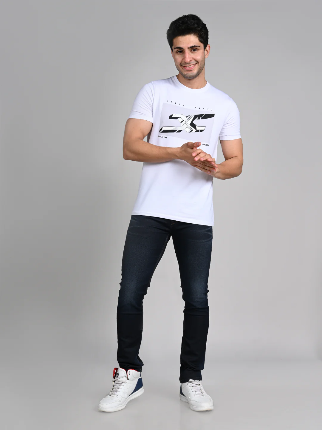 Killer Men Dark Blue Slim Fit Jeans - Image 3