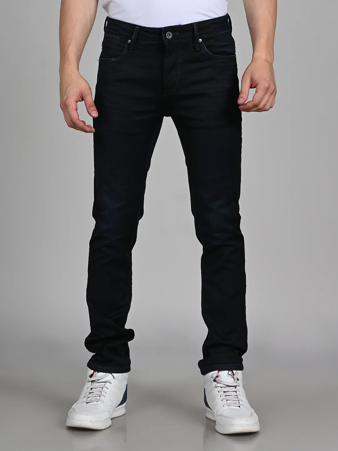 Killer Men Dark Blue Slim Fit Jeans - Image 4