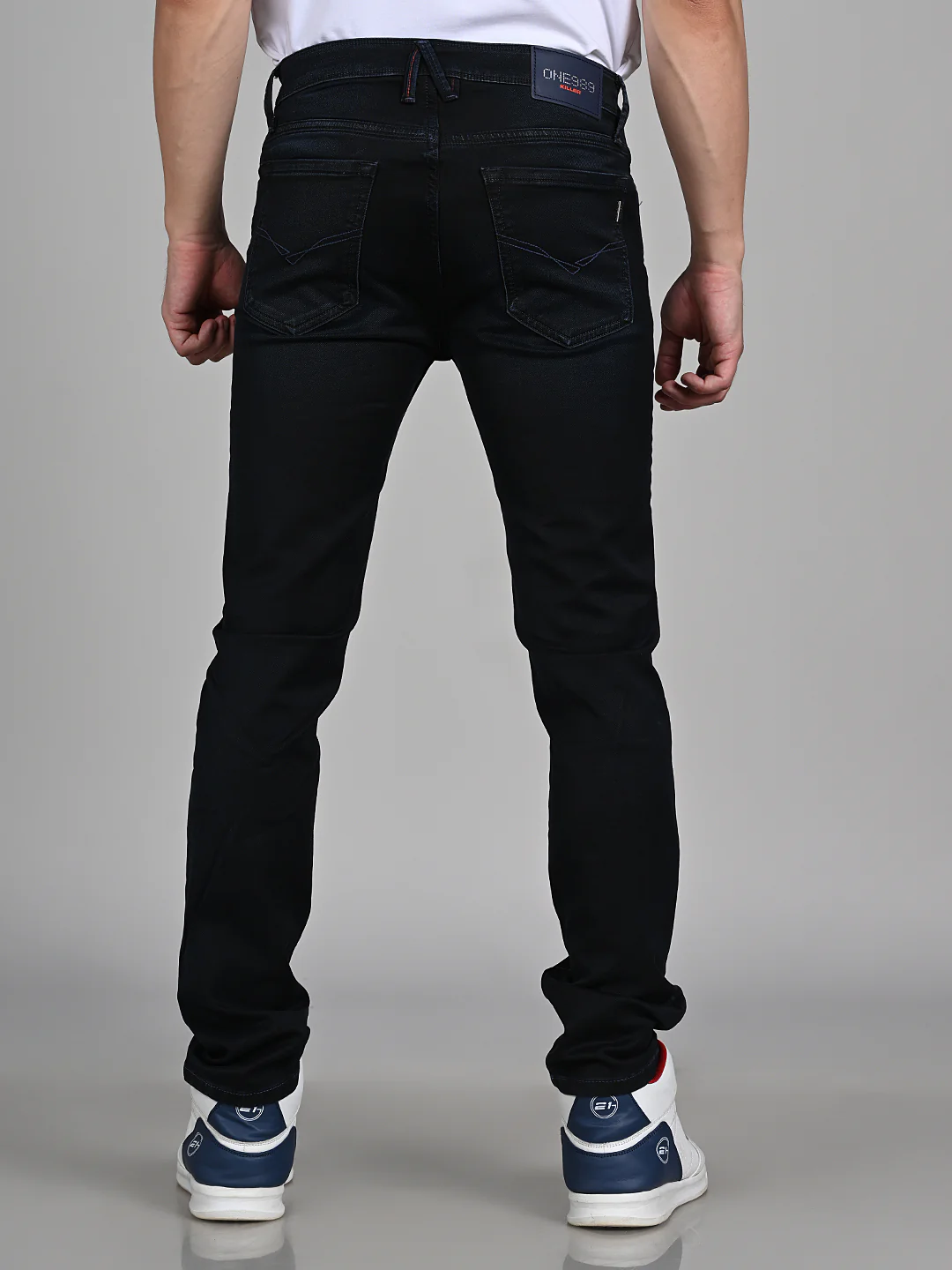 Killer Men Dark Blue Slim Fit Jeans - Image 7
