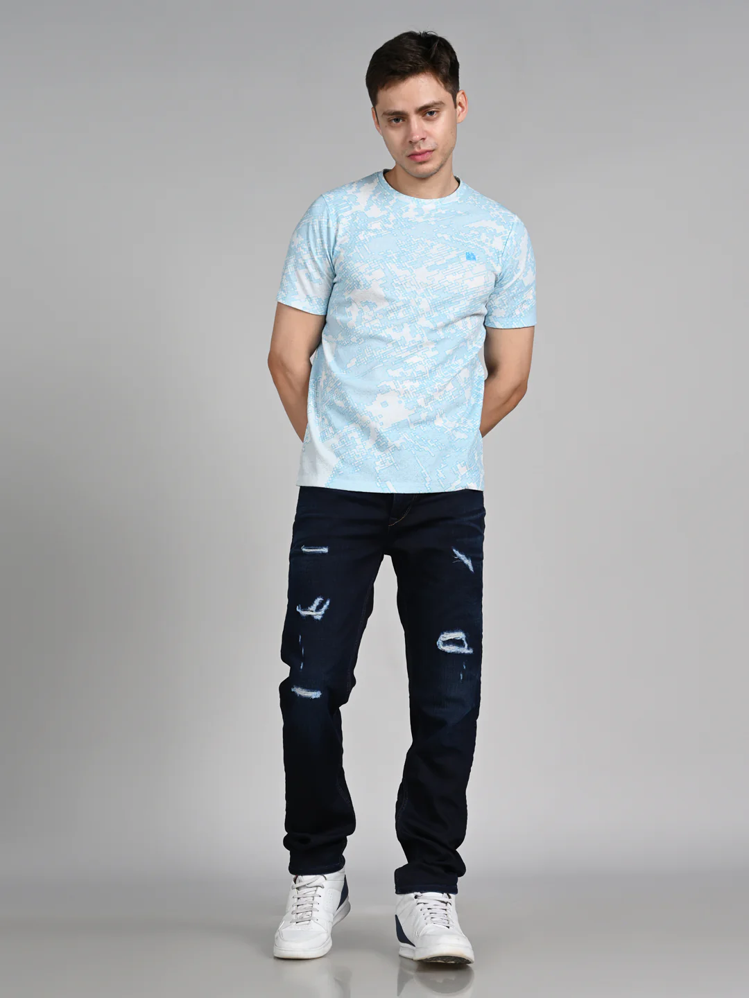 Killer Men Dark Blue Solid Slim Fit Jeans - Image 3