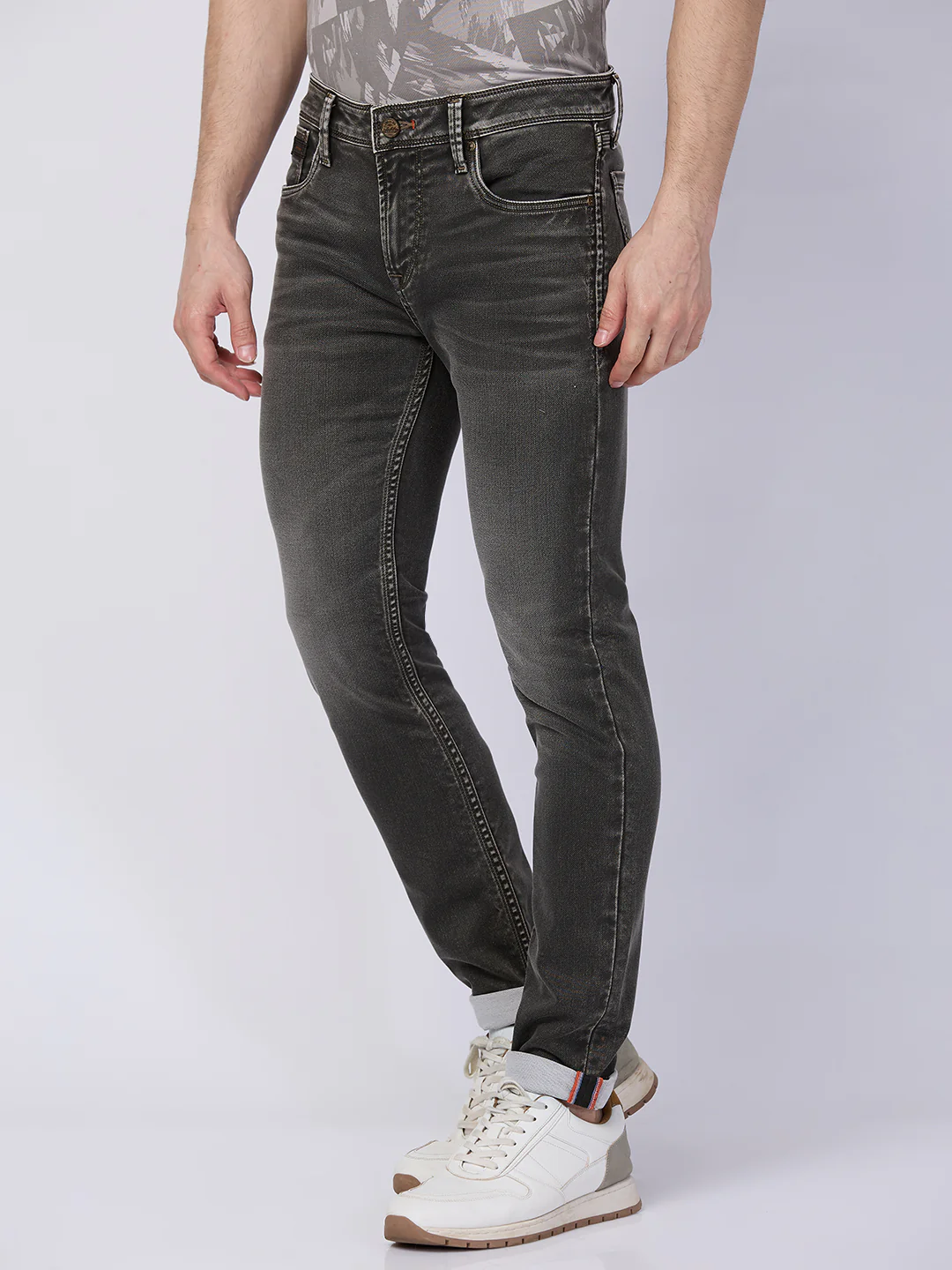 Killer Men Dark Green Solid Slim Fit Jeans - Image 6