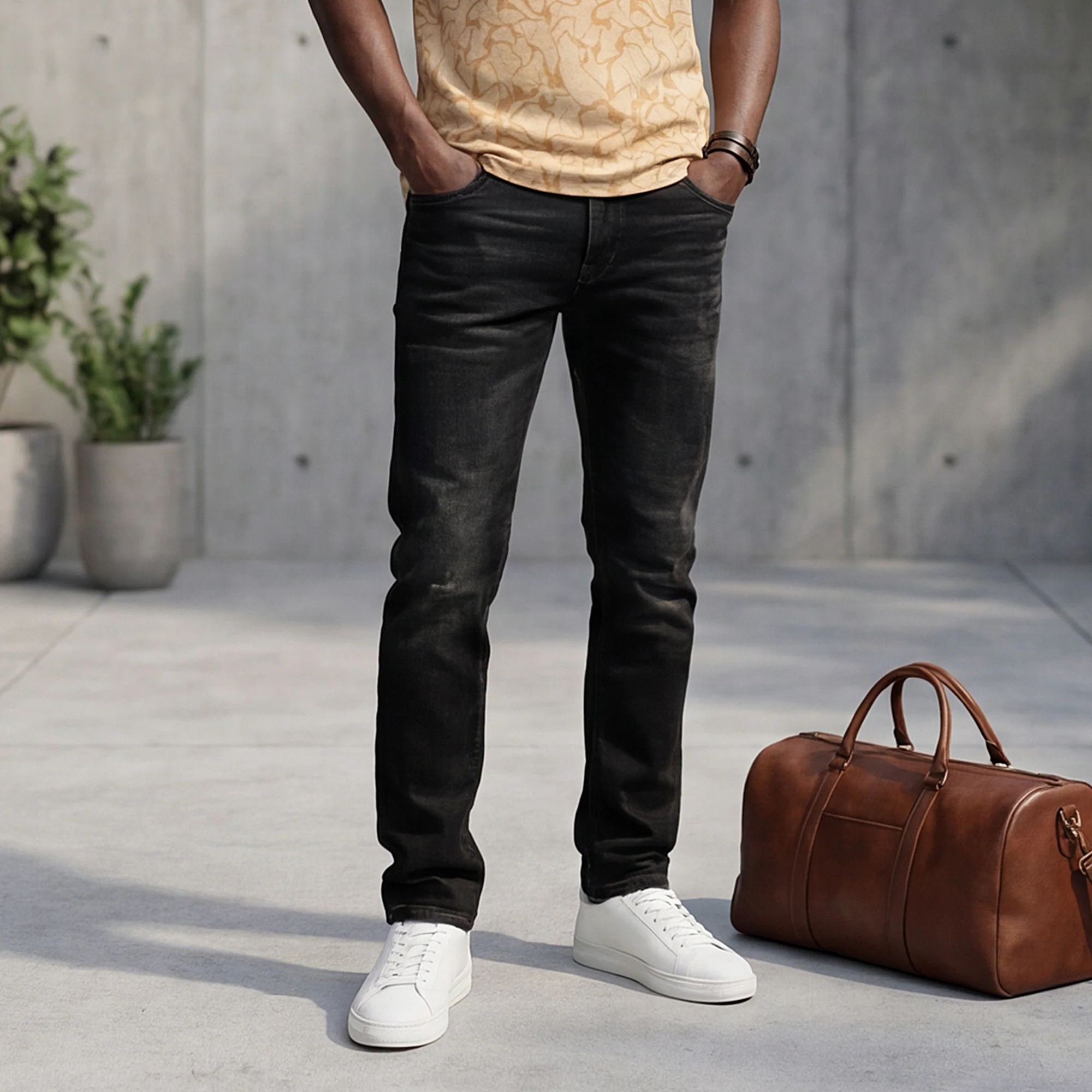 Killer Men Dark Grey Solid Slim Fit Jeans - Image 2