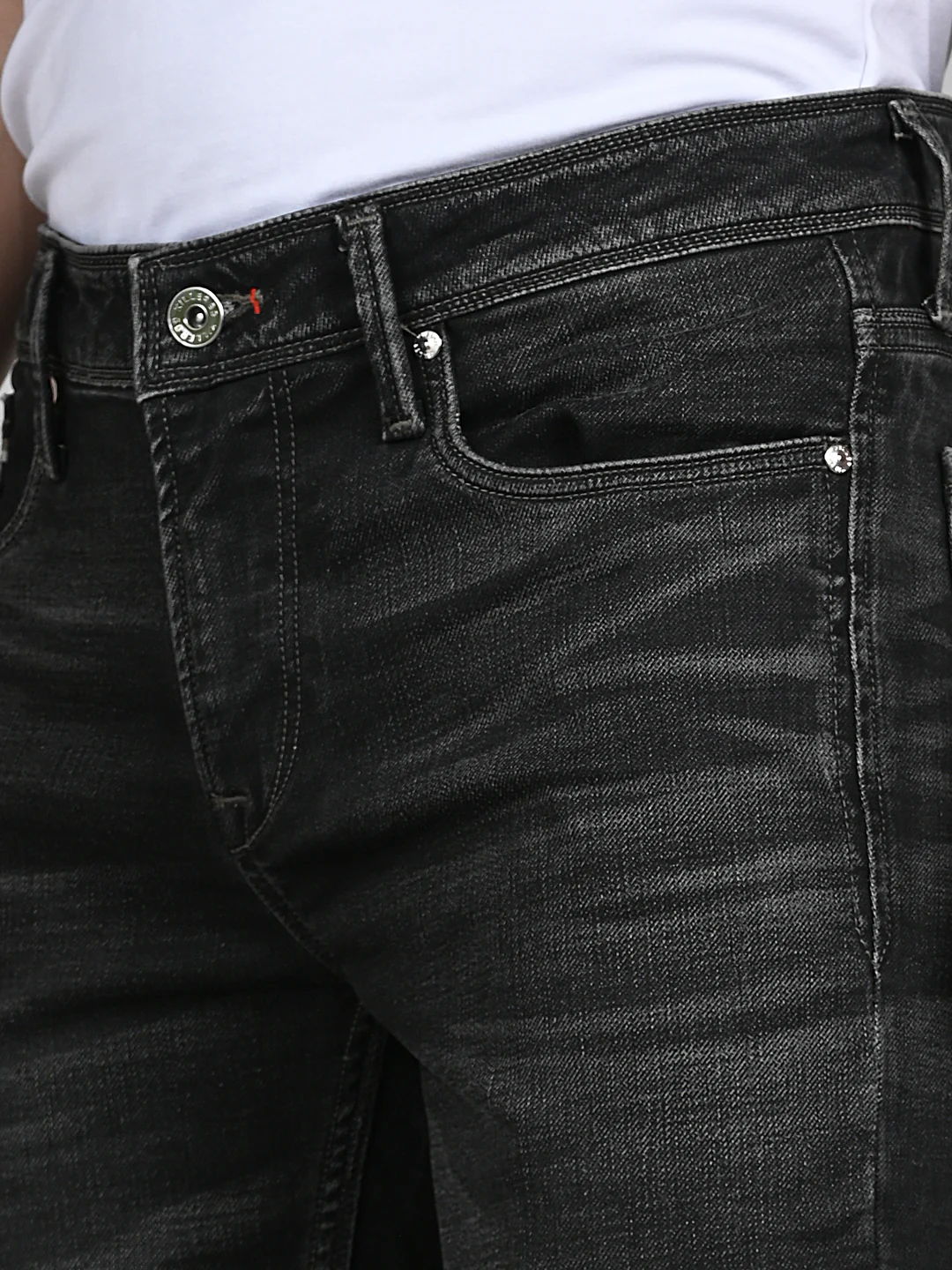 Killer Men Dark Grey Solid Slim Fit Jeans - Image 8