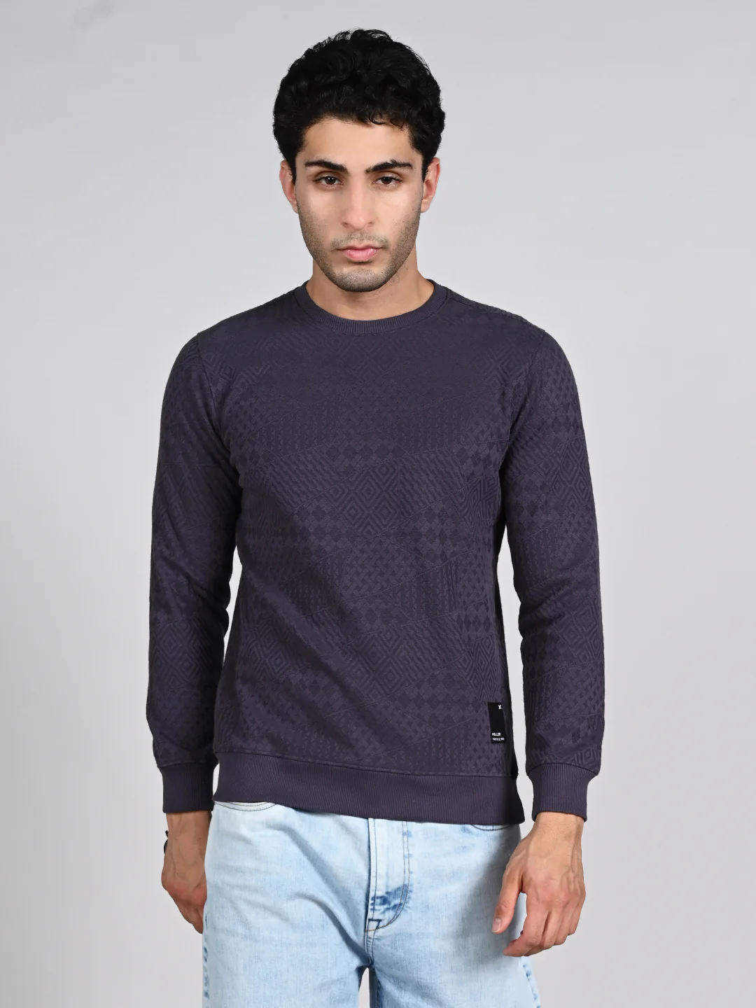Killer Men Dark Grey Sweat Shirts - Image 4