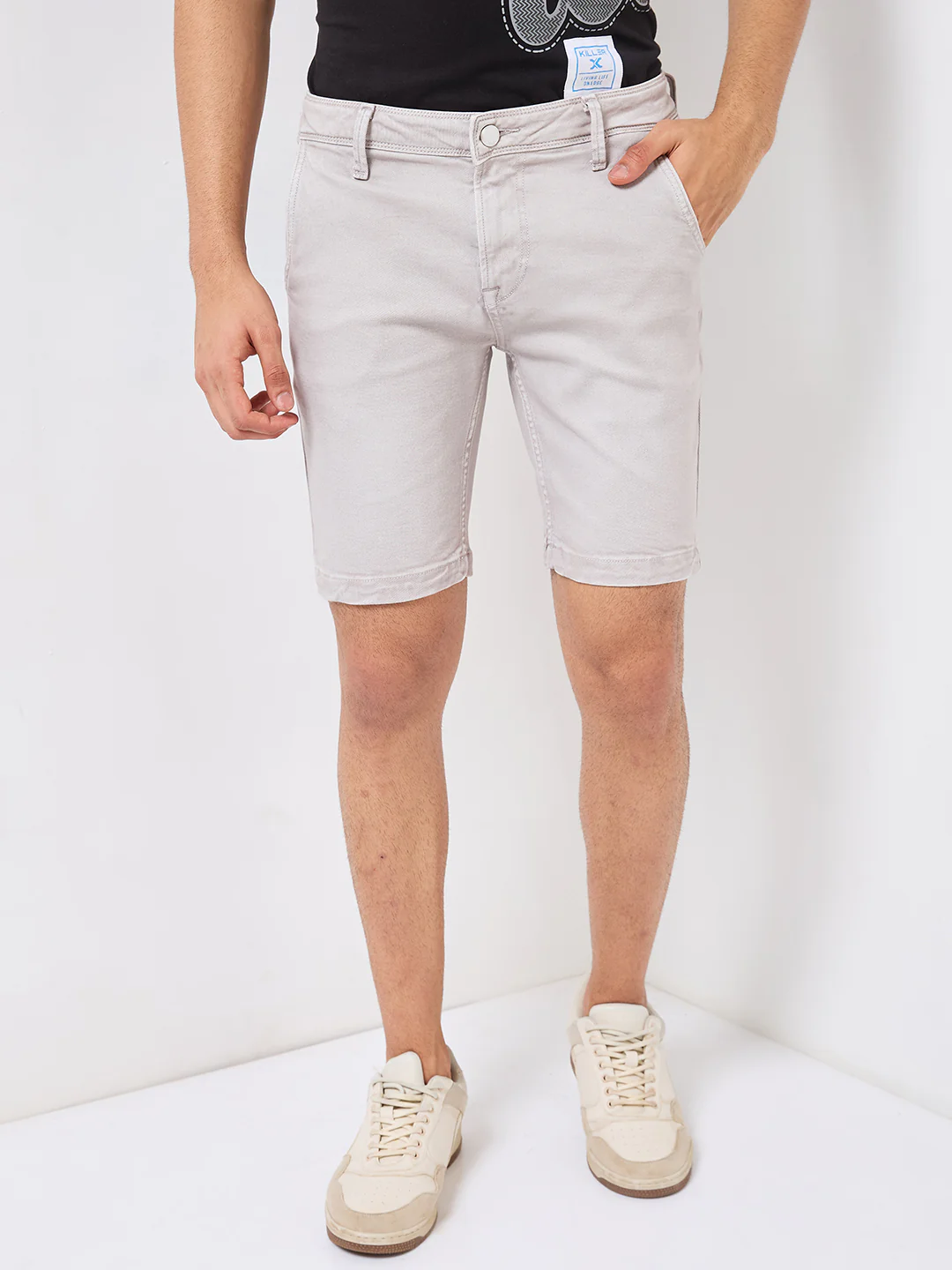 Killer Men Fawn Solid Shorts - Image 3