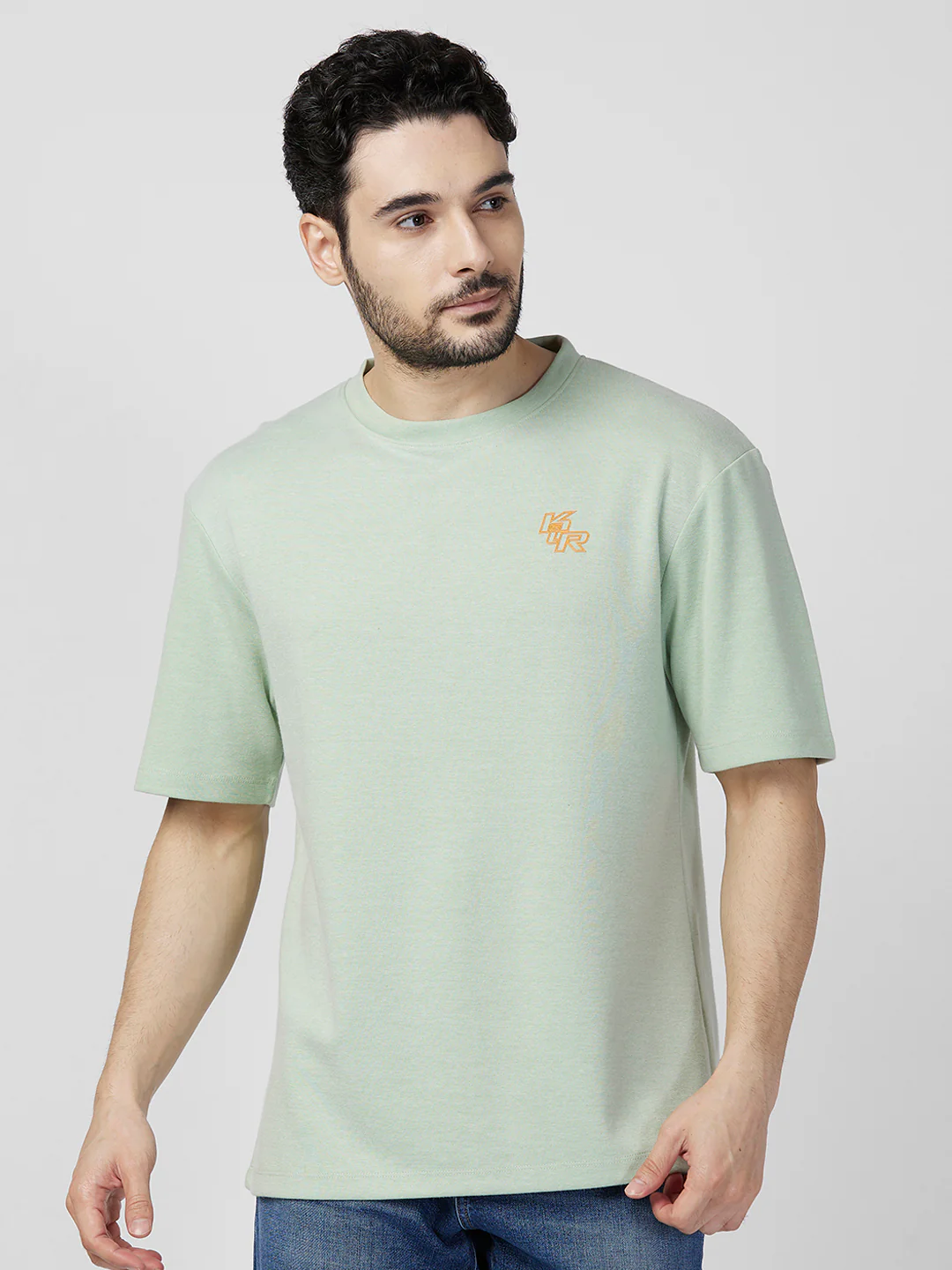 Killer Men Green Printed Round Neck T-Shirts - Image 3
