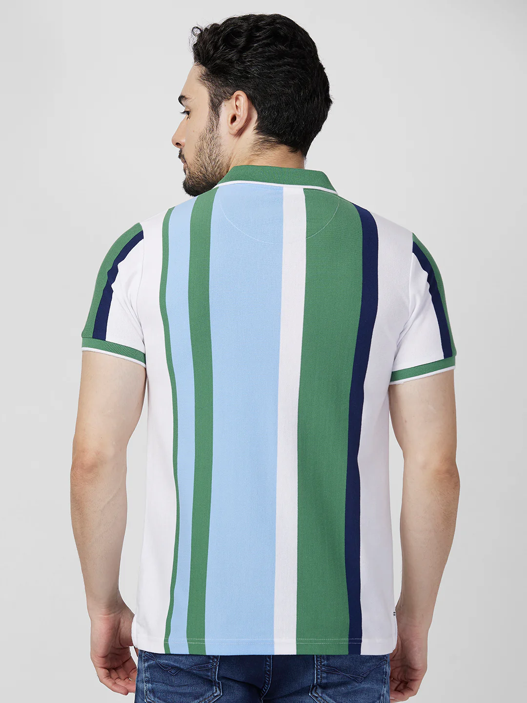 Killer Men Green Printed Slim Fit T-Shirts - Image 5